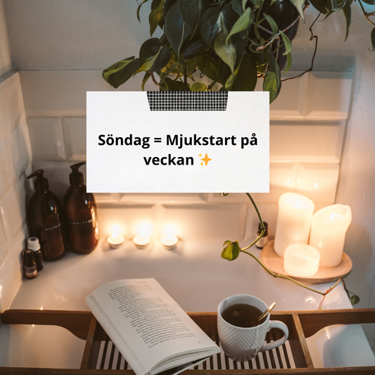 Söndag = Mjukstart på veckan ❤️