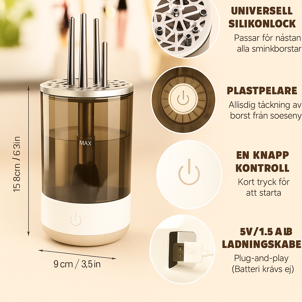 Silky Clean – Elektrisk Borsttvätt
