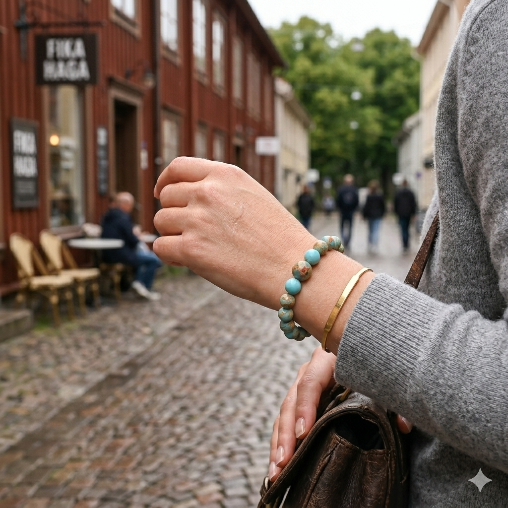 GlowGuard – Aqua Terra Jasper Jordande skydd & emotionell balans