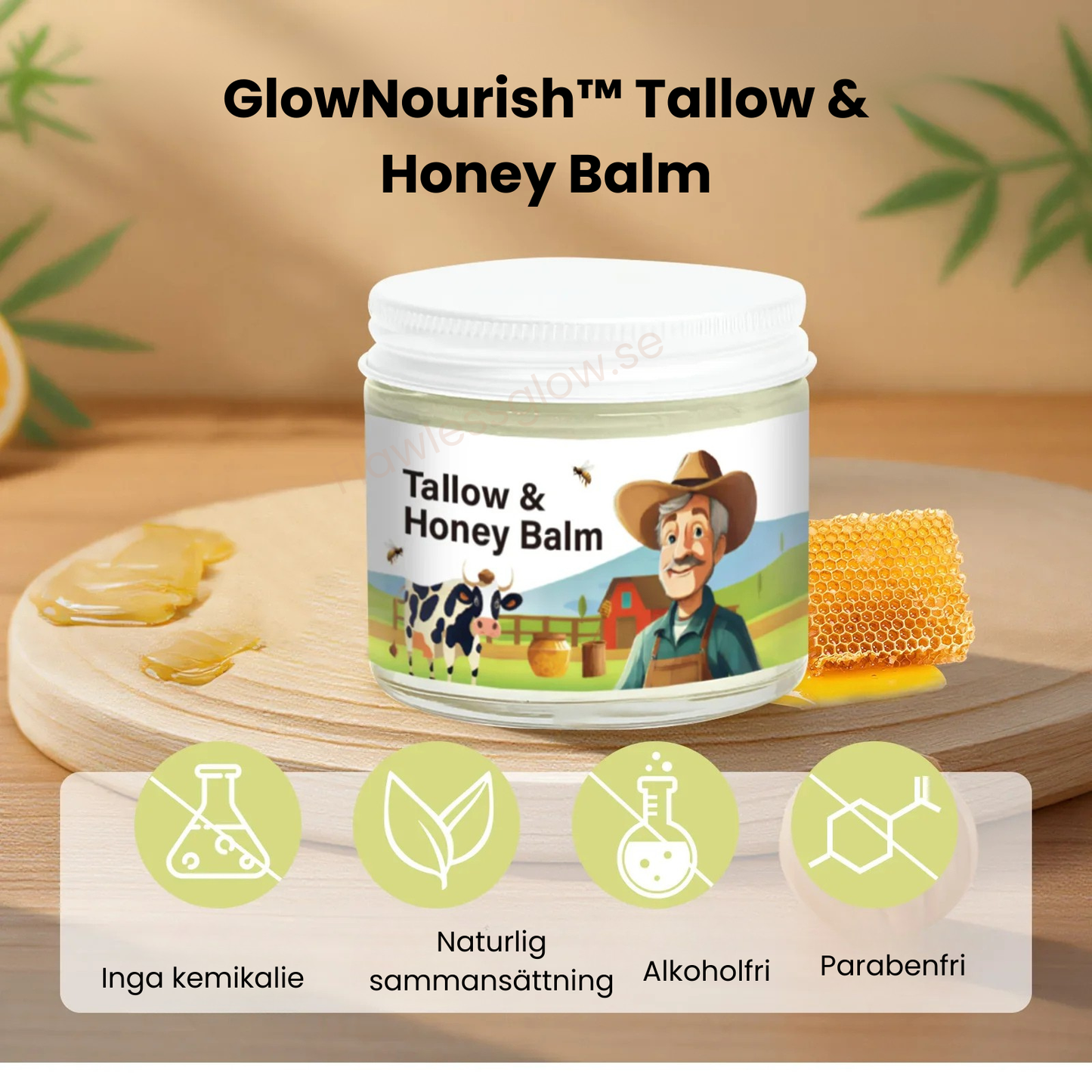GlowNourish™ Tallow & Honey Balm