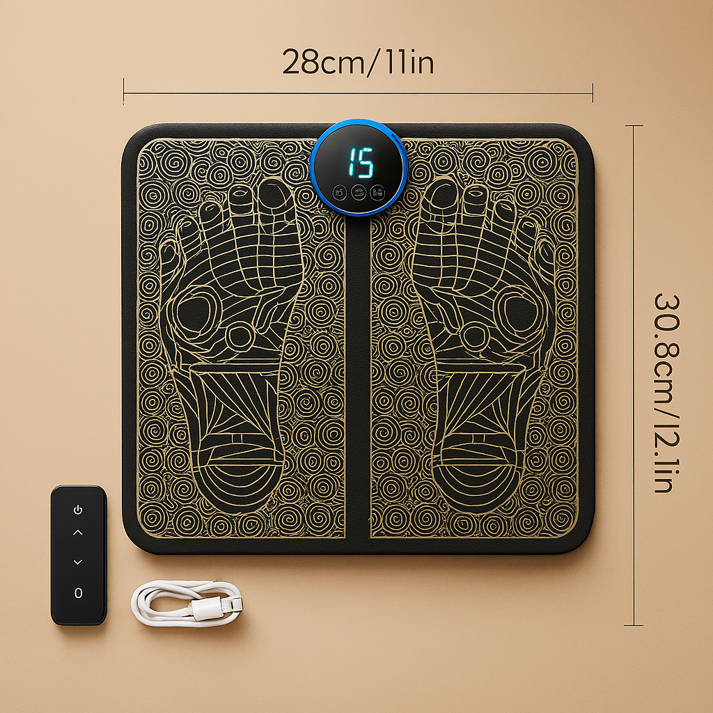 GlowFeet™ – Elektrisk Fotmatta