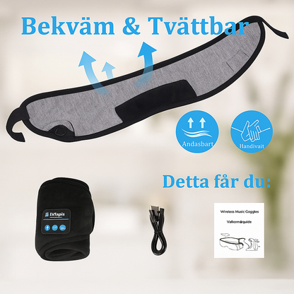 Trådlös Bluetooth 5.0 Sovmask
